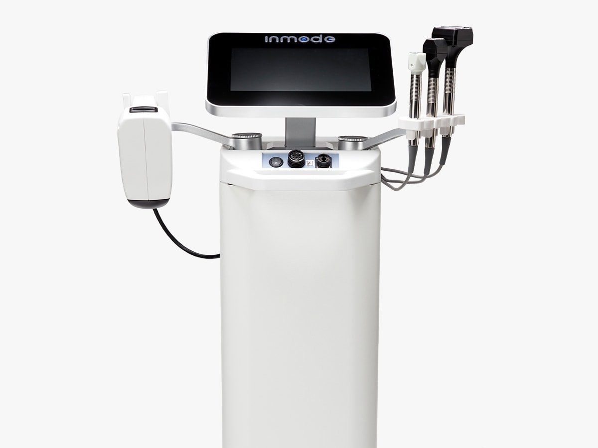 The InMode RF microneedling device used at Delphic Clinic