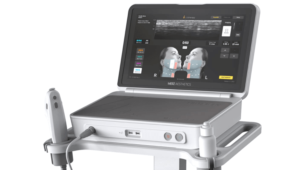 The Ultherapy Prime device used for SMAS lifting at Delphic Clinic