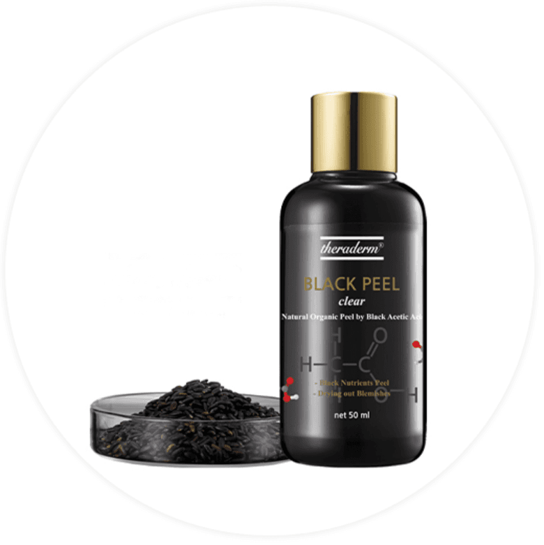 Black Peel — Acne & sebum-focused peel · Delphic Clinic, Gangnam Seoul